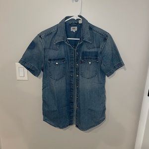 Levi’s - Denim Short Sleeve Button Down Shirt - Men’s Small